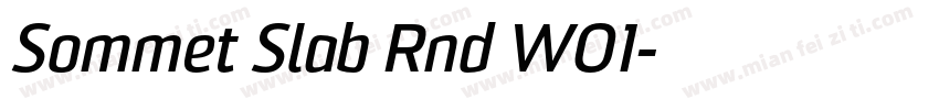 Sommet Slab Rnd W01字体转换